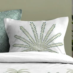 Housse de couette 240x220 MORPHEA + 2 taies coton 57 fils