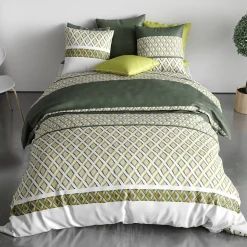 Housse de couette 260x240 NAYAA + 2 taies coton 57 fils