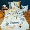 Housse de couette 140x200 réversible + 1 taie JUNGLE MANIA