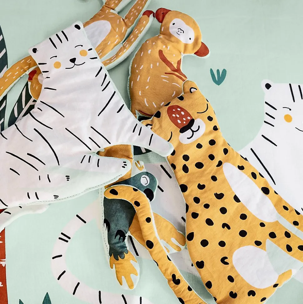 Housse de couette 140x200 réversible + 1 taie JUNGLE MANIA