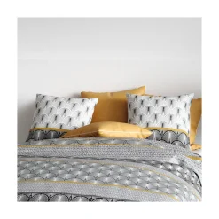 Housse de couette 240x220 SAKIG + 2 taies coton 57 fils