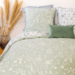 Housse de couette 240x220 Susie Satin + 2 taies 100% coton 78 fils