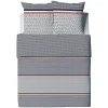 Housse de couette 240x220 Tilak + 2 taies coton 57 fils