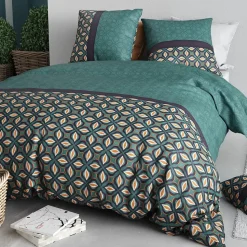 Housse de couette 240x220 VICTORY + 2 taies coton 57 fils