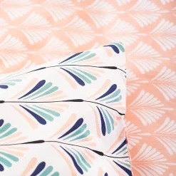 Housse de couette 240x220 VOLEA + 2 taies 100% coton adouci 57 fils/cm2