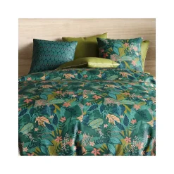 Housse de couette 240x220 ZANIA + 2 taies coton 57 fils