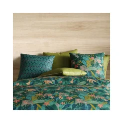 Housse de couette 240x220 ZANIA + 2 taies coton 57 fils