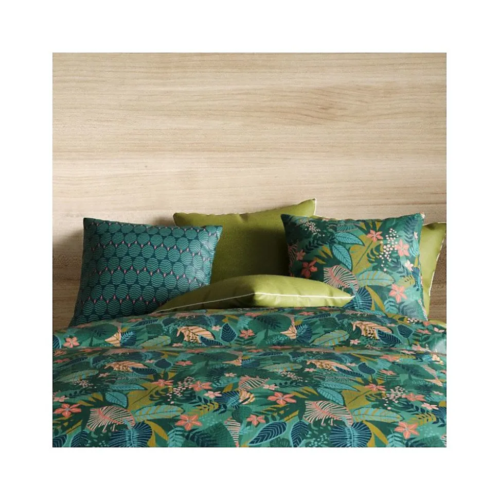 Housse de couette 240x220 ZANIA + 2 taies coton 57 fils