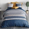 Housse de couette 260x240 ZANTE + 2 taies coton 57 fils