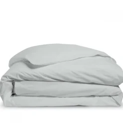 Housse de couette 240x260cm Parure Gris Clair COTON