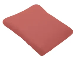 Housse de matelas à langer en éponge bouclette (50x75 cm - Terracotta)