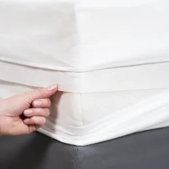 Housse intégrale anti punaise de lit bonnets 27 cm 160x200cm