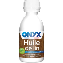 Huile de lin Onyx bricolage 190 ml pour bois, tommettes, terres cuites