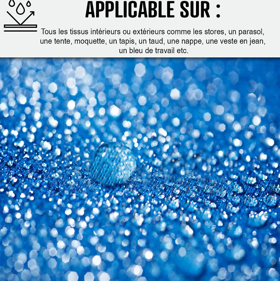 IMPERMEABILISANT ANTI-TACHES ET HYDROFUGE POUR TISSU - IMPERTISSU - 0.5 L (jusqu'à 5 m²) - ARCANE INDUSTRIES
