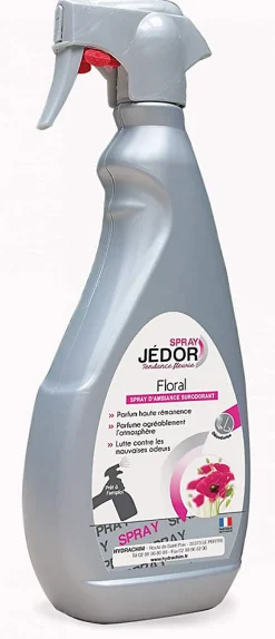 Jedor Spray Surodorant 500ml Parfum Floral Lot de 2