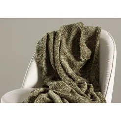 Jeté de canapé en polyester chenille Ally 170x130 cm