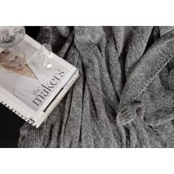 Jeté de canapé en polyester chenille Ally 170x130 cm