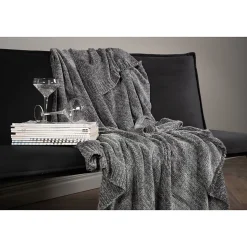 Jeté de canapé en polyester chenille Ally 170x130 cm