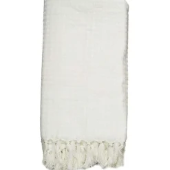 Jeté de canapé gaufré en coton 130x160 cm