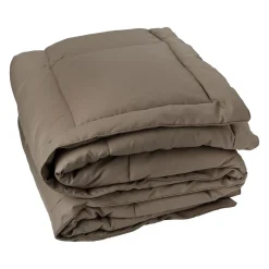 Jeté de lit - Effet duvet (160x240 cm - Taupe)