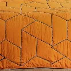Jeté de lit Calisson (230x250 cm - Orange)