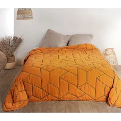 Jeté de lit Calisson (250x260 cm - Orange)