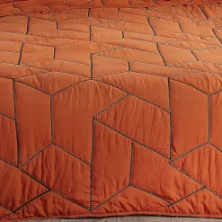 Jeté de lit Calisson (250x260 cm - Orange)