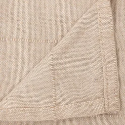 Jeté de lit Pollie coton 150x200cm- Beige- Atmosphera