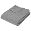 Jeté de lit Pollie coton 150x200cm- Gris- Atmosphera