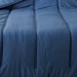 Jeté de lit uni (230x250 cm - Bleu)