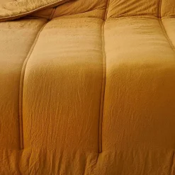 Jeté de lit uni (230x250 cm - Jaune Curry)