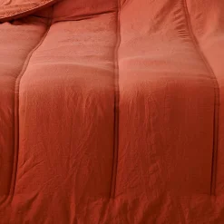 Jeté de lit uni (240x260 cm - Terracotta)