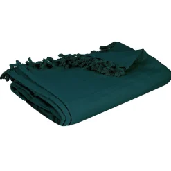 Jeté de lit 160x220 canard coton