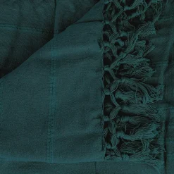 Jeté de lit 160x220 canard coton