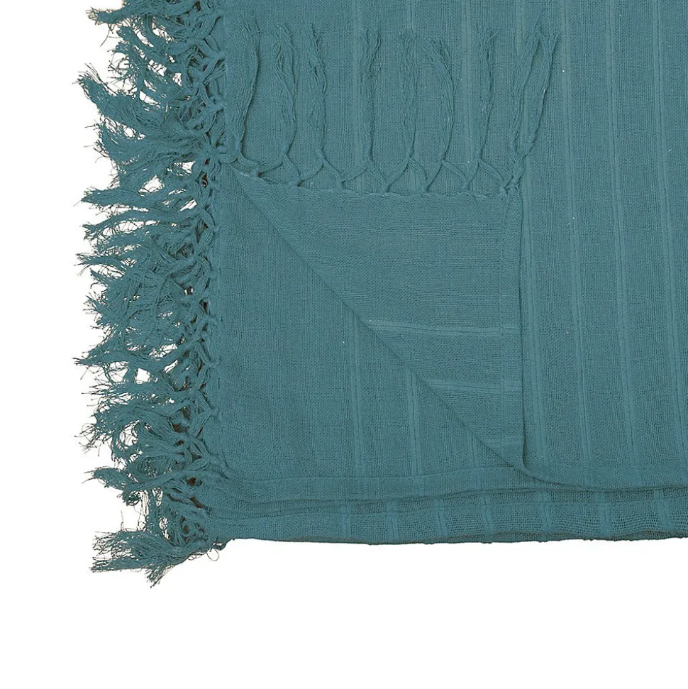 Jeté de lit 230x250 cm canard coton