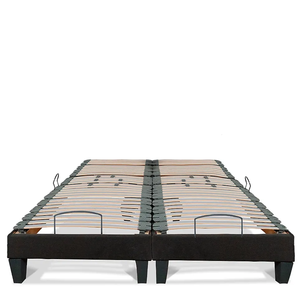 Jeu de 2 sommiers électriques Amiral 2x90x200 cm Lattes