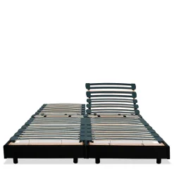 Jeu de 2 sommiers électriques Flex 2x80x200 cm Lattes
