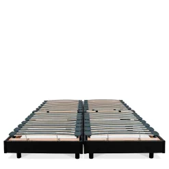 Jeu de 2 sommiers électriques Flex 2x80x200 cm Lattes