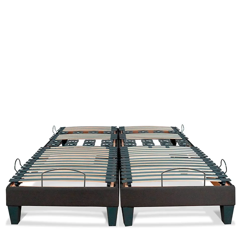 Jeu de 2 sommiers électriques Rochereau 2x80x200 cm Lattes & Plots
