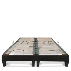 Jeu de 2 sommiers électriques Amiral 2x70x200 cm Lattes