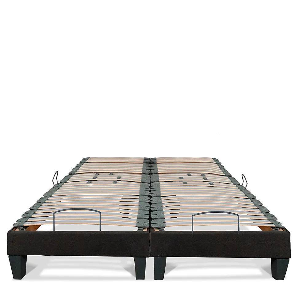 Jeu de 2 sommiers électriques Amiral 2x70x200 cm Lattes