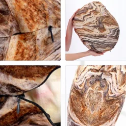 KADAX Oreiller décoratif Jasiek 38x30cm doux