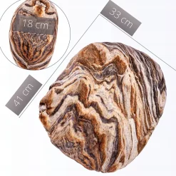 KADAX Oreiller décoratif Jasiek 38x30cm doux