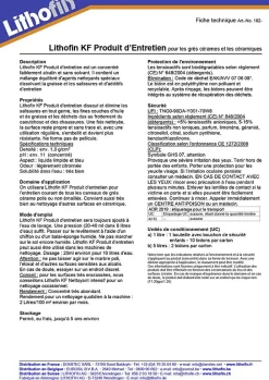 KF Produit d'entretien - Entretien régulier des sols à sollicitation normale - Lithofin - 5 L