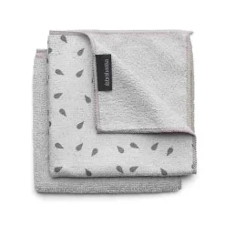 Kit 2 chiffons microfibre gris