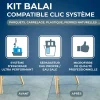 Kit balai mains sèches Starwax compatible clic système