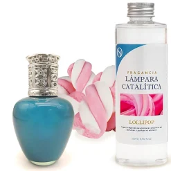 Lampe catalytique Aqua Marina + Parfum Lollipop 500 ml - Élimine les mauvaises odeurs, parfume et améliore la qualité de l'air