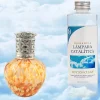 Lampe catalytique Drops Orange + Parfum Cotton Clean 500 ml - Élimine mauvaises odeurs, parfume et améliore la qualité de l'air