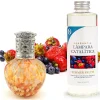 Lampe catalytique Drops Orange + Parfum Summer Fruits 200 ml - Élimine mauvaises odeurs, parfume et améliore la qualité de l'air