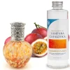 Lampe catalytique Drops Orange + Parfum Caribbean Passion 200 ml - Élimine mauvaises odeurs, parfume et améliore qualité de l'air
